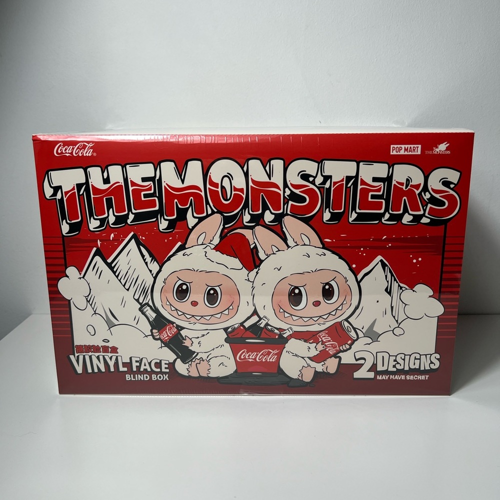 Pop Mart The Monsters Coca Cola Coke Labubu Vinyl Face Pendant Blind Box Set - Picture 10 of 16